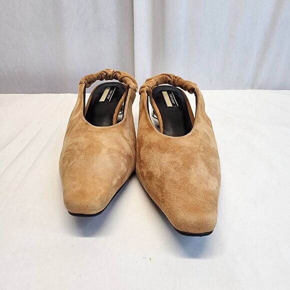 Topshop Jasper Ball Slingback Pump Suede Size 36 (5.5) - Picture 3 of 11